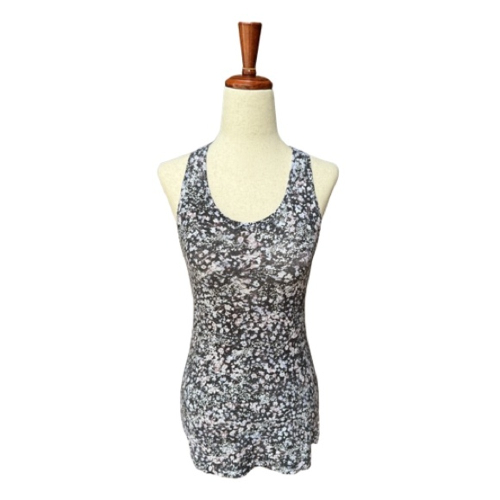 Lululemon Cool Racerback II Floral Spritz Multi Size 4